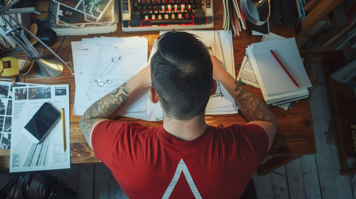 h3rmes_man_working_on_a_desk_magazin_print_stock_image_ba06701e-9f66-4127-9690-ebac06d8c463